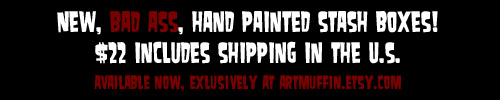 New Hand Painted Stash Boxes at Etsy.com - only $22 includes shipping in the U.S.!