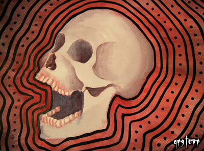Overgrown-Psychedelic Skull